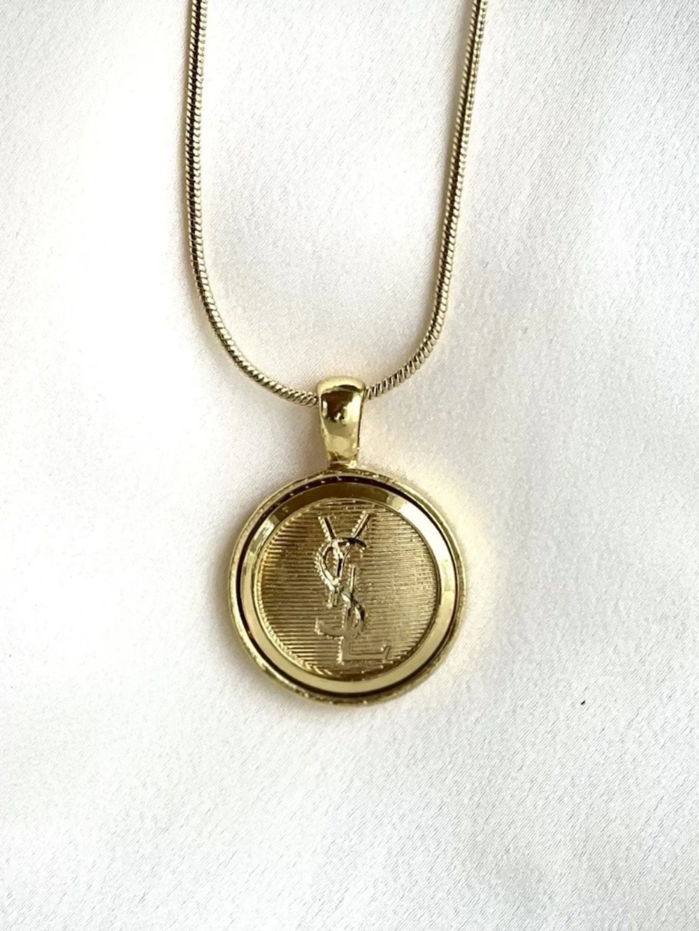 AUTHENTIC YSL Necklace by Reluxe Vintage